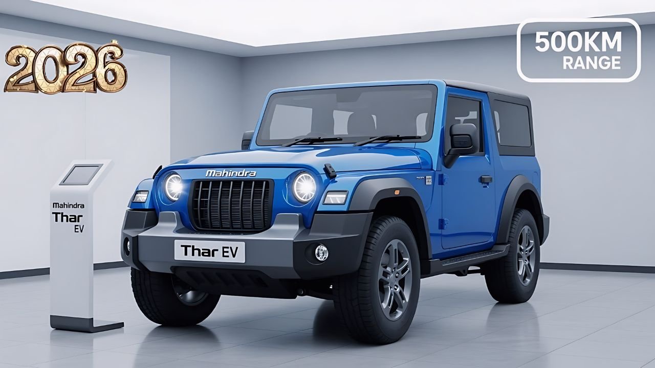 New Mahindra Thar EV 2026 Launch: 500 km Range, Fast Charging