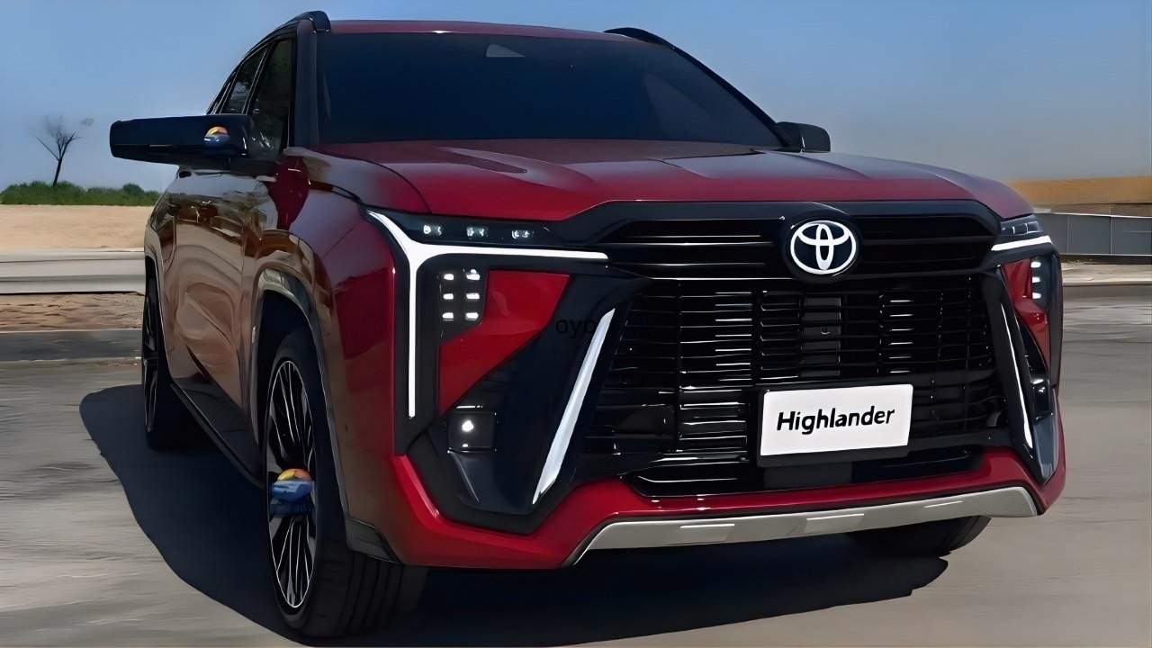 New Toyota Highlander 2026 Launch: Powerful Hybrid Engine, 39km/l Mileage, Sleek Design